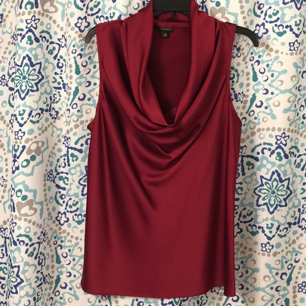 Ann Taylor Cowl Neck Blouse